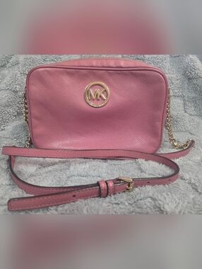 Michael Kors Fulton EW Crossbody Bag in Pink Tulip